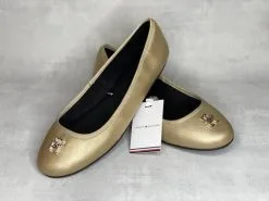 Tommy Hilfiger Round TH Ballerina Golden